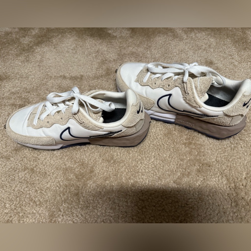 Nike Women's Athletic Shoes in White and Cream